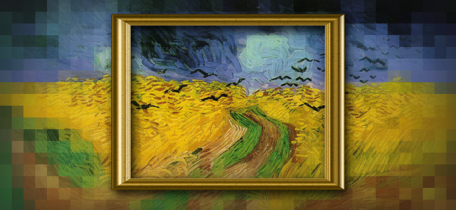 Wheat Field Under Threatening Skies, 1890, Vincent van Gogh
