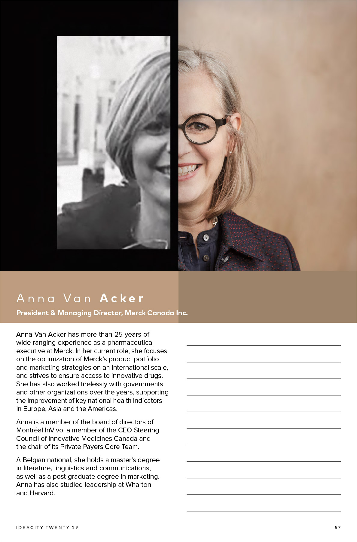ideacity 20 - conference book - speaker page 