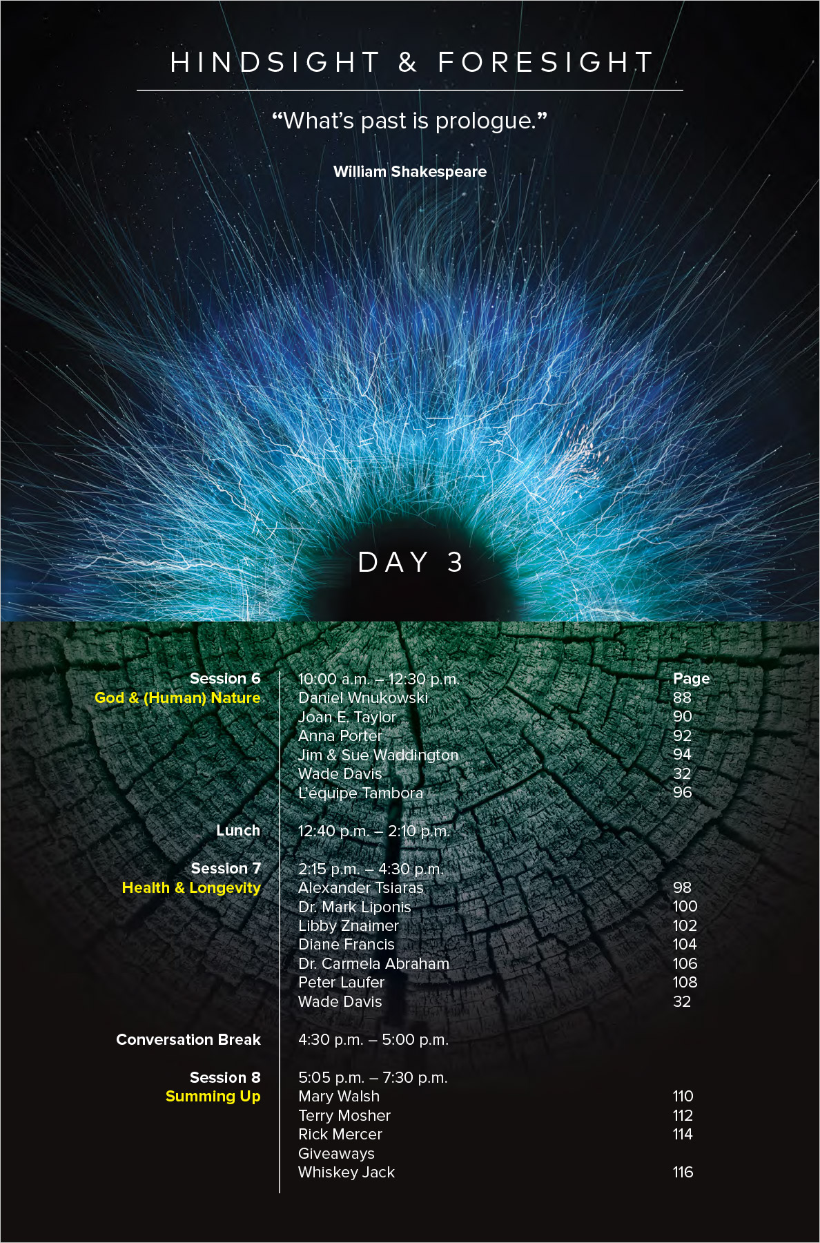 ideacity 20 - conference book - Day 3 schedule 