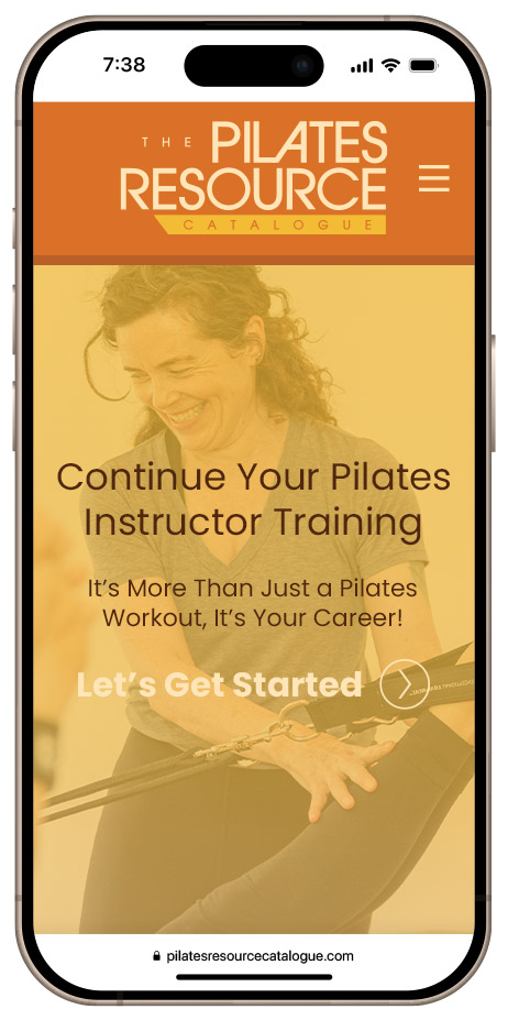 The Pilates Resource Catalogue - mobile site