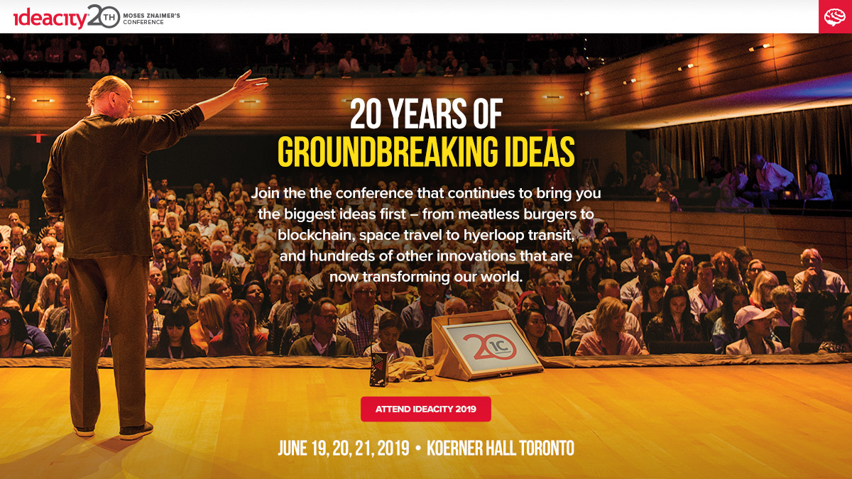 ideacity 20 - home page (desktop viewport)