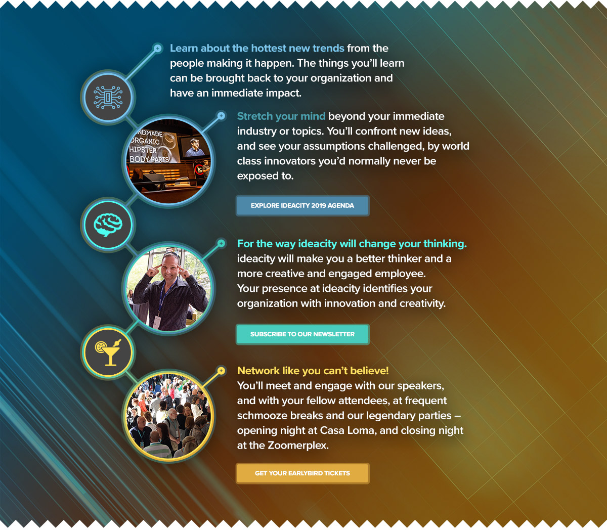 ideacity 20 - 3 days page (desktop viewport)